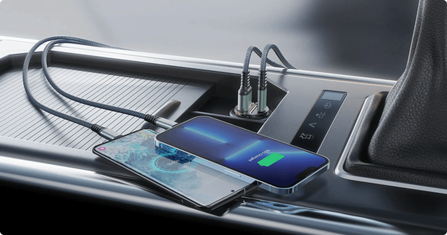 In-vehicle USB charging