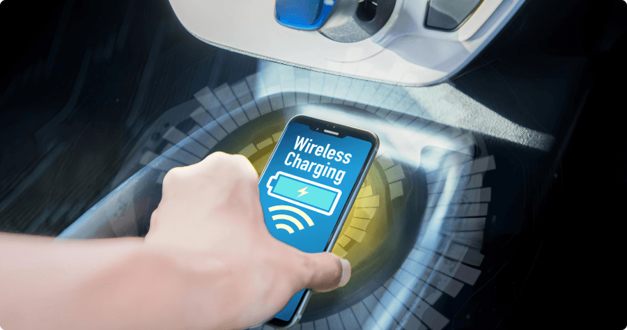 In-vehicle wireless charging