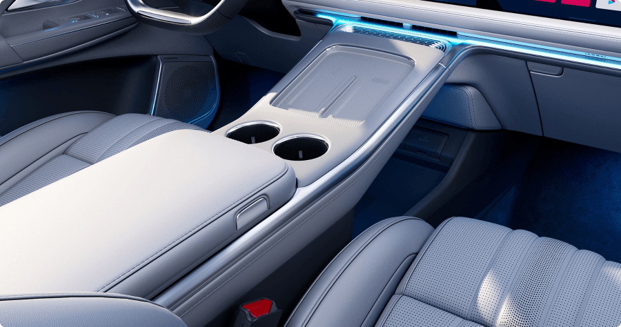 In-vehicle wireless charging transmitter